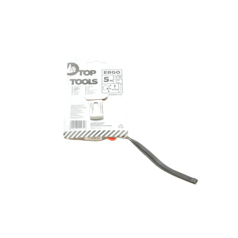 Рулетка вимірювальна 5 м x 19 мм TOP TOOLS 27C124
