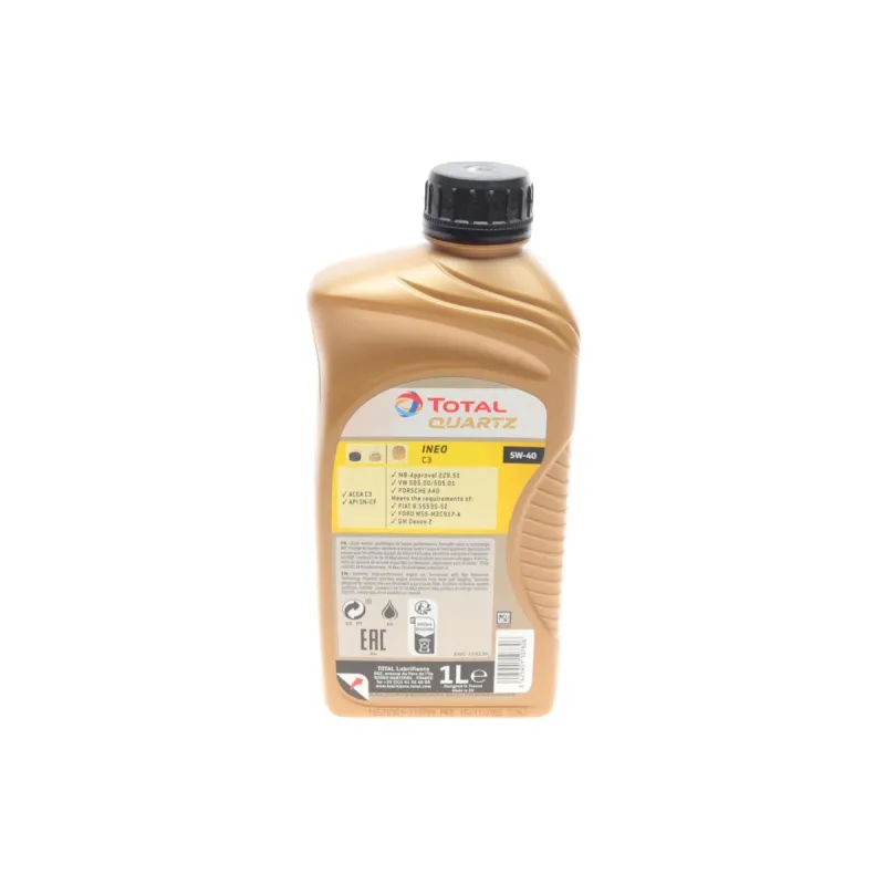Олива 5W40 Quartz INEO C3/GM DEXOS2 (1L)
