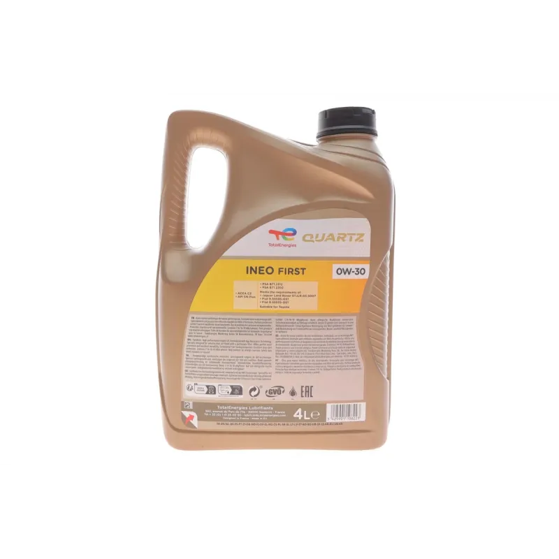 Моторна олива TOTAL 0W30 Ineo First 4L PSA B71 2312/B71 2302 213834