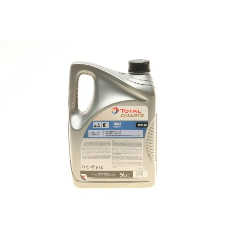 Моторна олива TOTAL Quartz 7000 Energy 10W40 5L (MB 229.3, VW 505.00) 216678