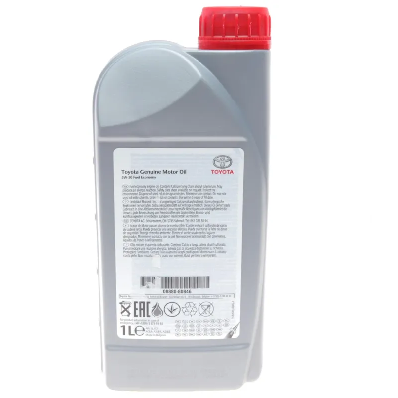 Олива моторна TOYOTA 5W30 1л (ACEA A1/B1/A5/B5 API SL/CF) 08880-80846