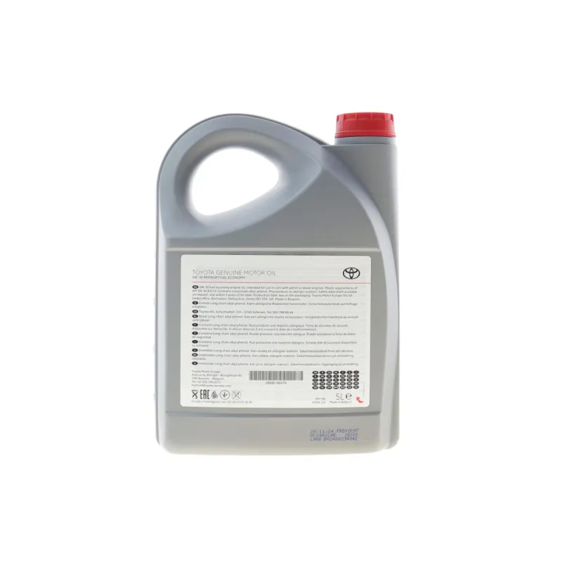 Моторна олива TOYOTA 5W30 PFE 08880-86074 (5л) API SN, ACEA C2