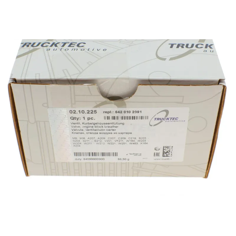 Сепаратор мастиловіддільник TRUCKTEC AUTOMOTIVE 02.10.225 для Mercedes-Benz C-Class W204/E-Class W211/M-Class W164 OM642