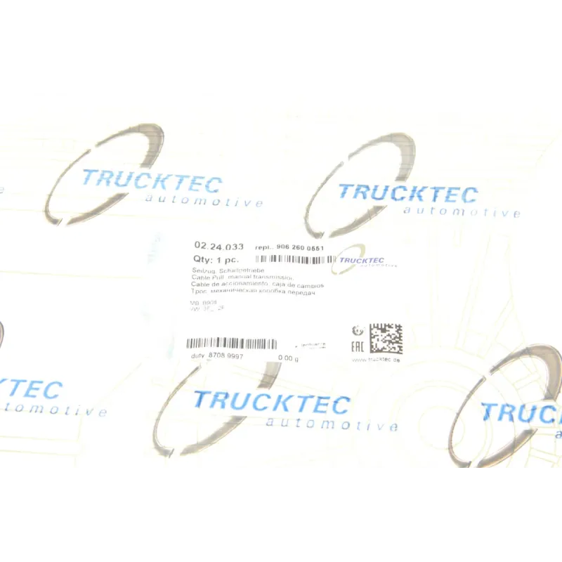 Трос куліси TRUCKTEC AUTOMOTIVE 02.24.033 для Mercedes-Benz Sprinter 906, VW Crafter 2.2CDI/2.5TDI 2006-2011