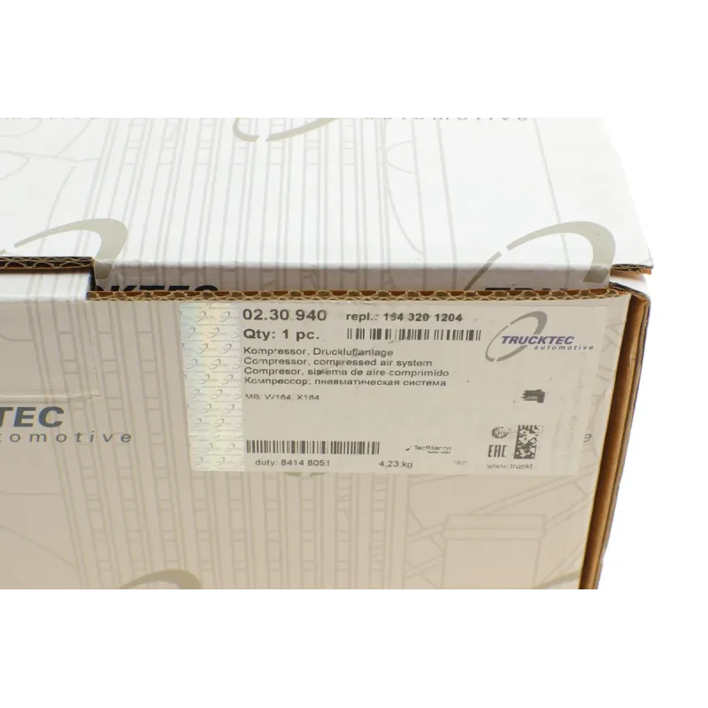 Компресор пневмосистеми TRUCKTEC AUTOMOTIVE 02.30.940 для Mercedes-Benz M-Class W164/GL-Class X164 2006-