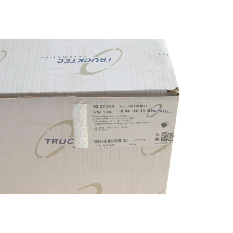Насос ГПК TRUCKTEC AUTOMOTIVE 02.37.054 для Mercedes-Benz Sprinter 906 3.0CDI 2006-