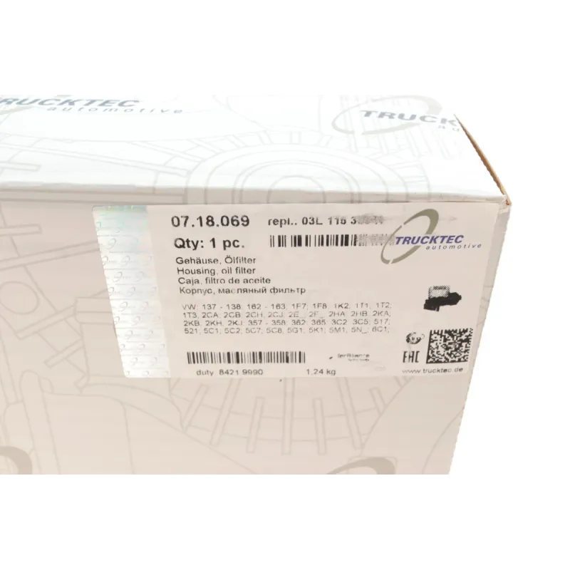 Корпус фільтра оливного (з радіатором) VW Caddy III/Crafter/T5 1.6TDI/2.0TDI 09-