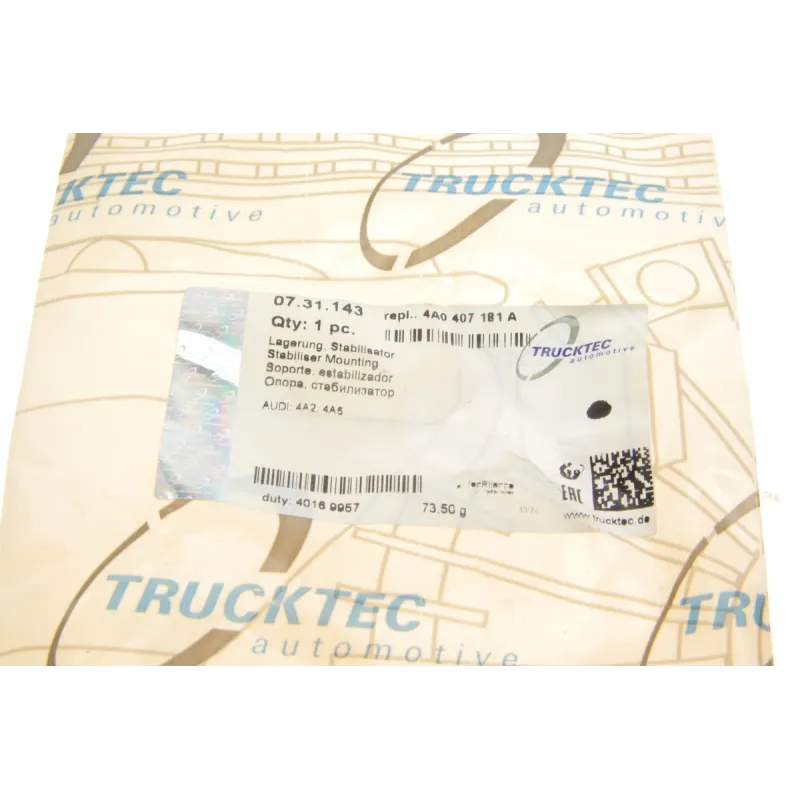 Сайлентблок важеля передньої осі TRUCKTEC AUTOMOTIVE 07.31.143 для Audi 100/A6 C4 (1990-1996), Ø63 мм