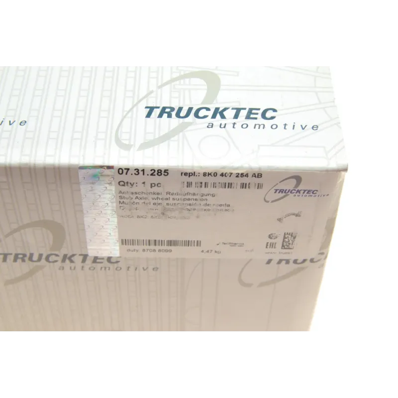 Кулак поворотний передній правий TRUCKTEC AUTOMOTIVE 07.31.285 для Audi A4 B8, Q5, діаметр 28 мм