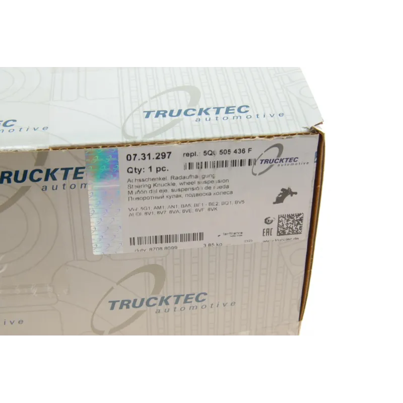 Кулак поворотний задній правий TRUCKTEC AUTOMOTIVE 07.31.297 для Skoda Octavia III, VW Golf VII, Audi A3