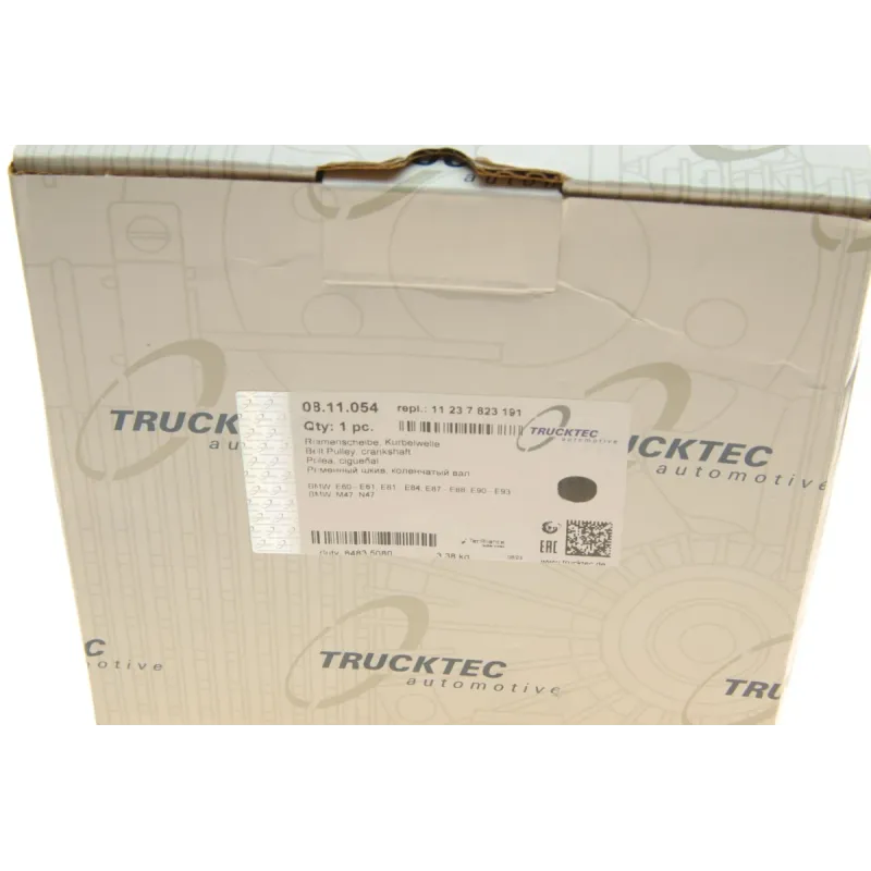 Шків колінвалу TRUCKTEC AUTOMOTIVE 08.11.054 для BMW 1 (E81)/3 (E90) 2.0D 04- (6PK), N47/M47