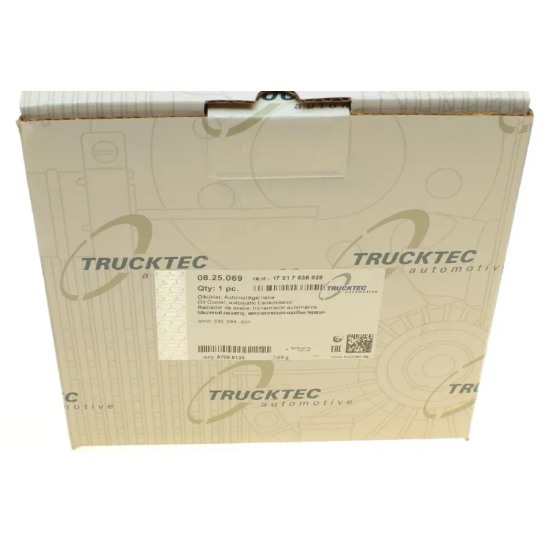 Радіатор масляний TRUCKTEC AUTOMOTIVE 08.25.069 для BMW 3 (E90) 2006-2011, 135i, 335i