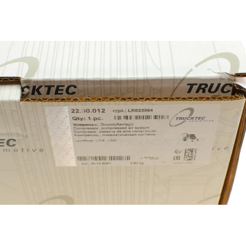 Компресор пневмопідвіски TRUCKTEC AUTOMOTIVE 22.30.012 для Land Rover Discovery III/IV, Range Rover Sport 2.7-5.0 TD/i