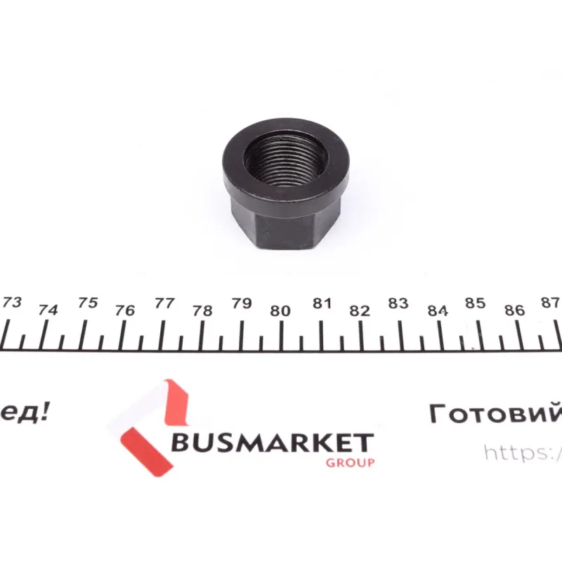 Гайка колісна TRUCKTEC AUTOMOTIVE 83.22.002 M22x1.5 плаский буртик 27мм для Mercedes-Benz LK/LN2