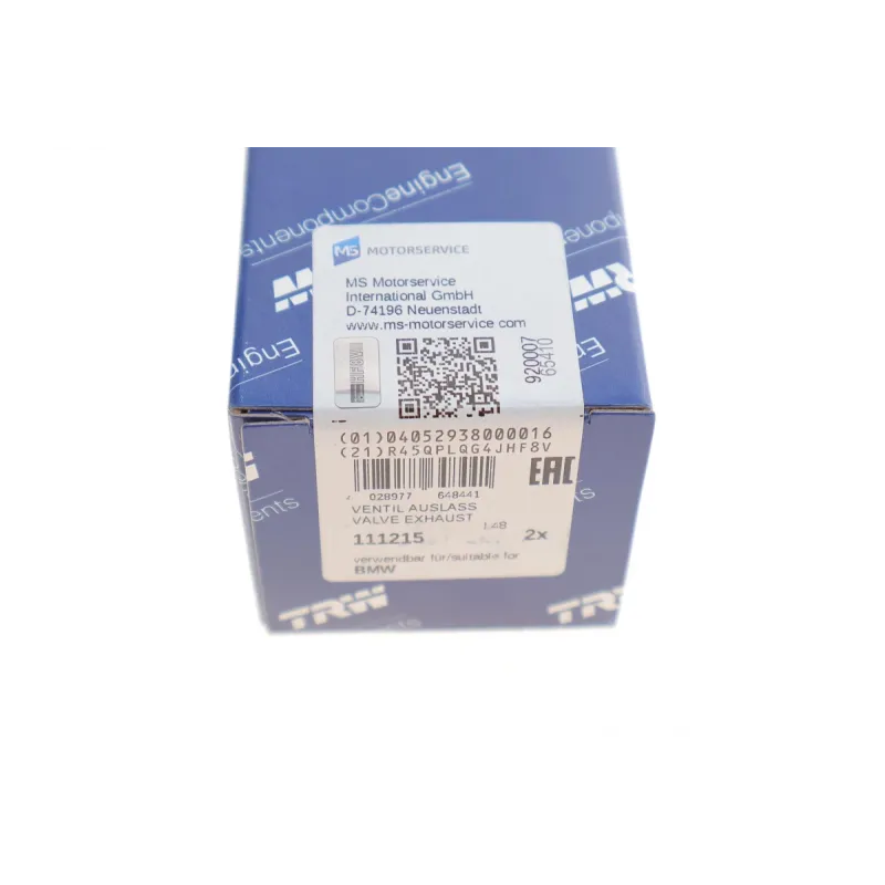 Клапан впускний TRW Engine Components 111215 для BMW 1 (E81/E87/F20/F21), 5 (E60/G30/F90) 24.6x5x94 мм