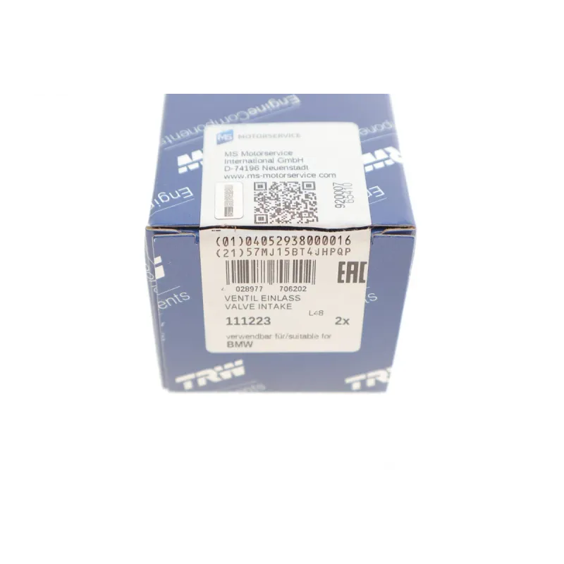 Клапан впускний TRW Engine Components 111223 для BMW 3 (F30/F80)/5 (F10)/7 (F01-F04) N20/N26/N55, діаметр 32 мм