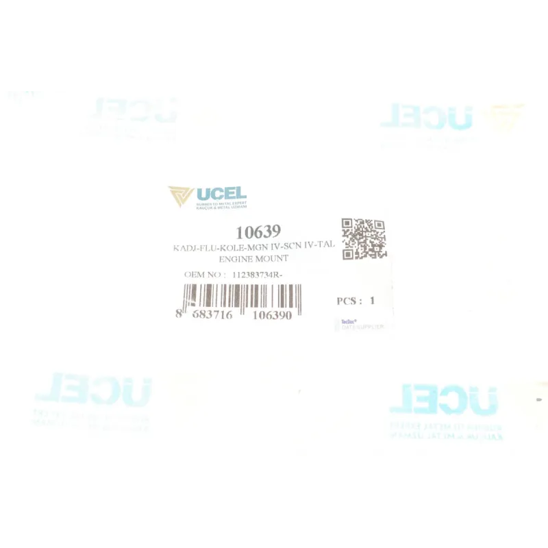 Подушка двигуна задня UCEL 10639 для Renault Kadjar, Espace V, Nissan Qashqai II 1.6 dCi