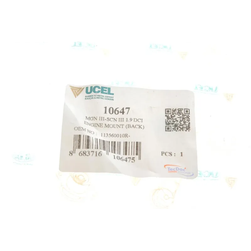 Подушка двигуна права UCEL 10647 для Renault Megane III 1.9 dCi 2008-