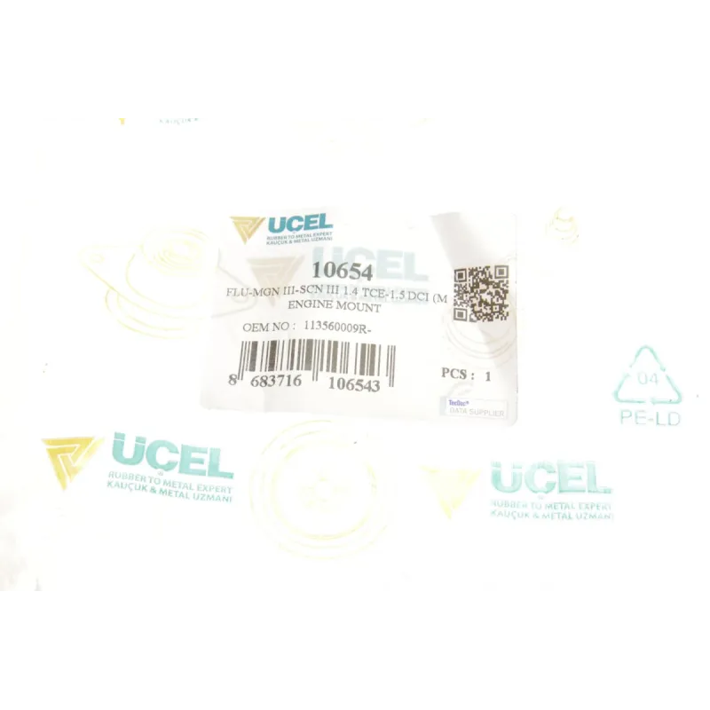 Подушка двигуна права верхня UCEL 10654 для Renault Megane III 1.4/1.5dCi 2009-
