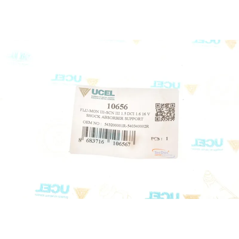 Подушка амортизатора переднього UCEL 10656 для Renault Fluence, Megane III, Grand Scenic III