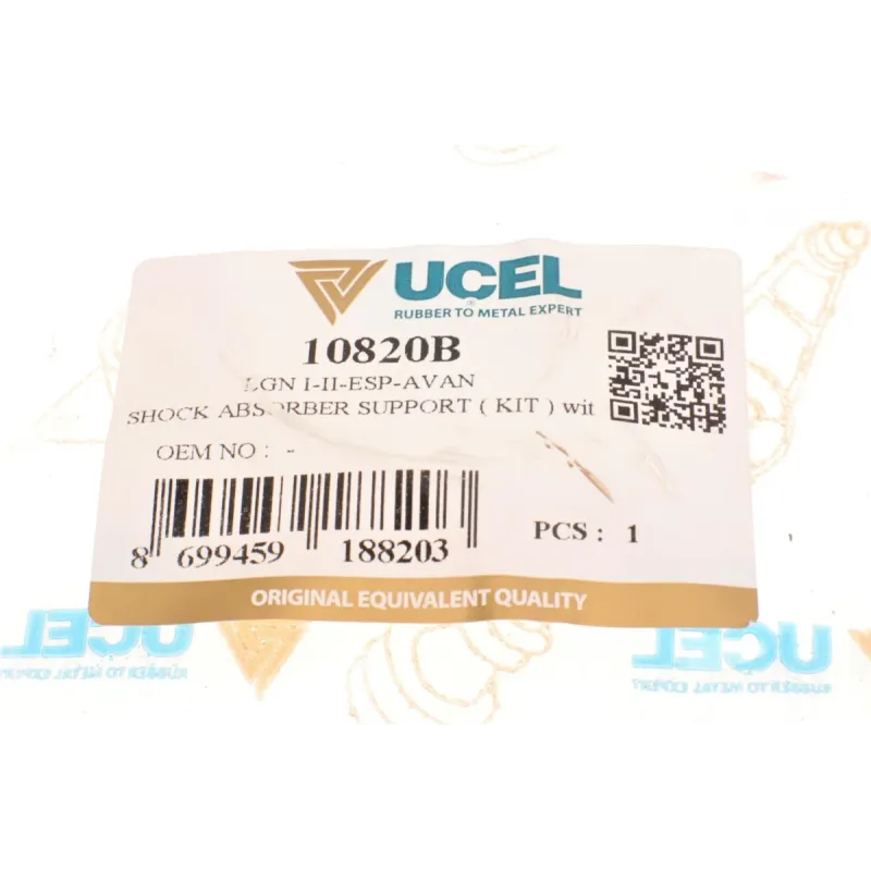Подушка амортизатора переднього права з підшипником UCEL 10820B для Renault Laguna I 1993-2001