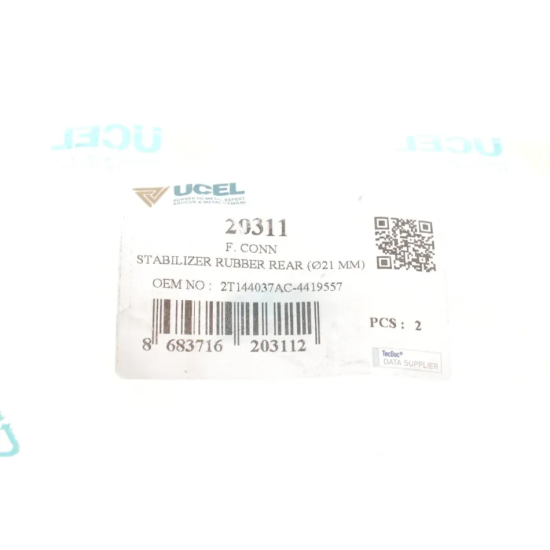Втулка стабілізатора заднього UCEL 20311 для Ford Transit/Tourneo Connect 2002-, d=22mm