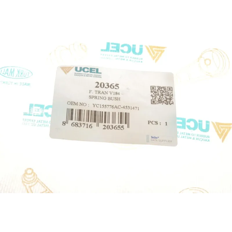 Сайлентблок кронштейна ресори UCEL 20365 для Ford Transit 2.0D/2.3/2.4D 2000-2006 (передня вісь)