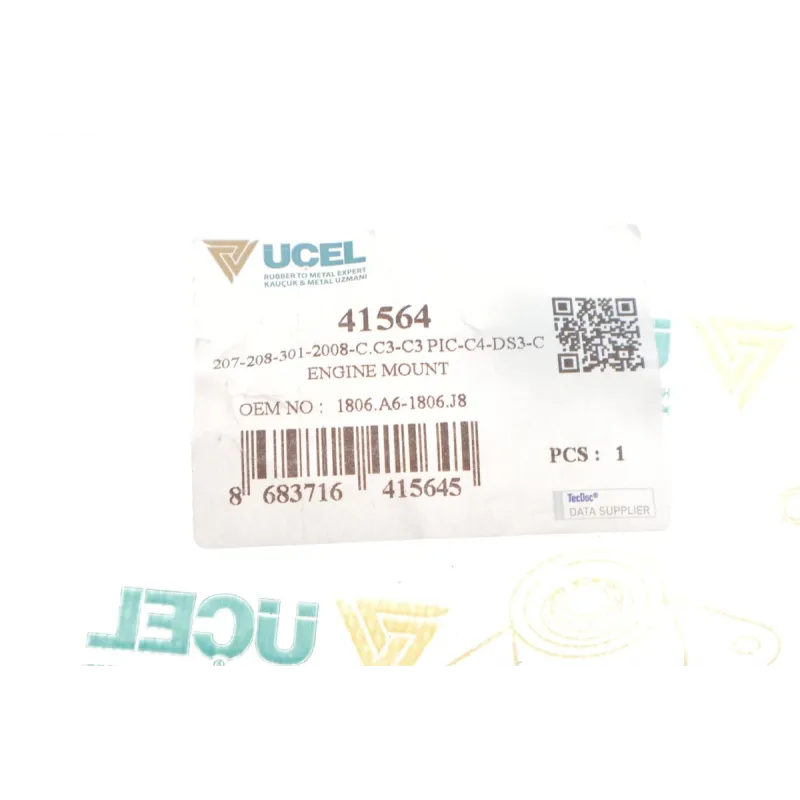 Подушка двигуна задня UCEL 41564 для Citroen C3 II/Peugeot 207 1.6HDi