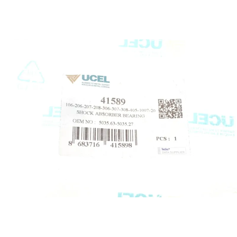 Підшипник опорний амортизатора UCEL 41589 для Citroen Berlingo (MF) 1996-2008, передній лівий, Ø99x64.5 мм