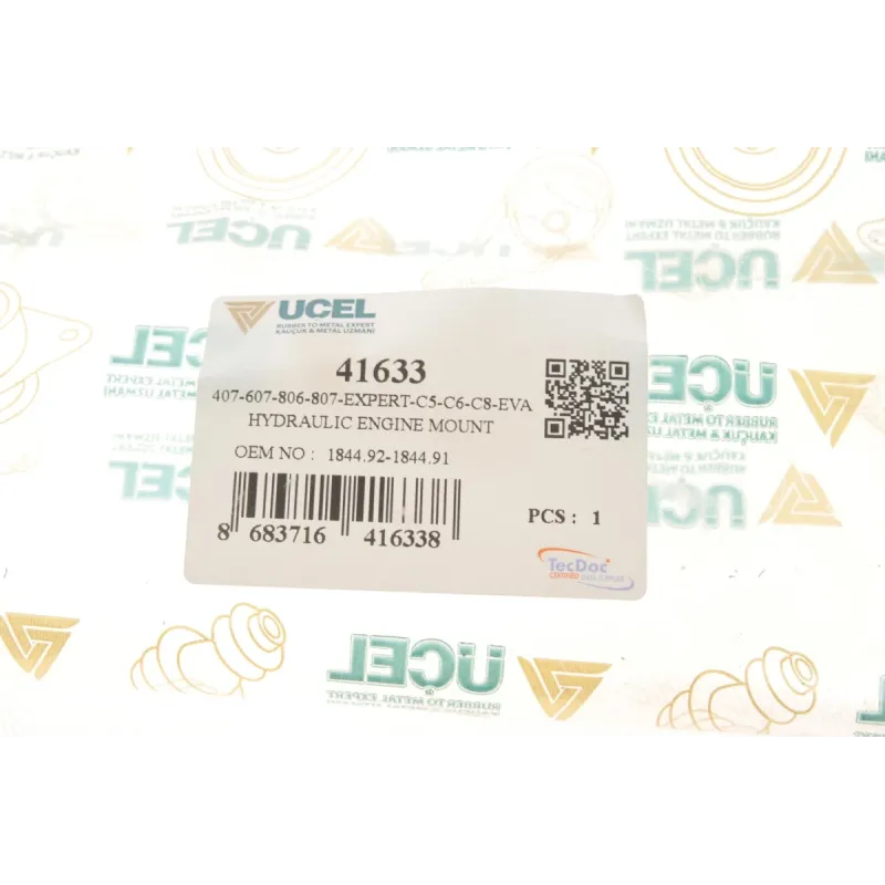 Подушка двигуна права UCEL 41633 для Fiat Scudo, Citroen C5, Peugeot 807