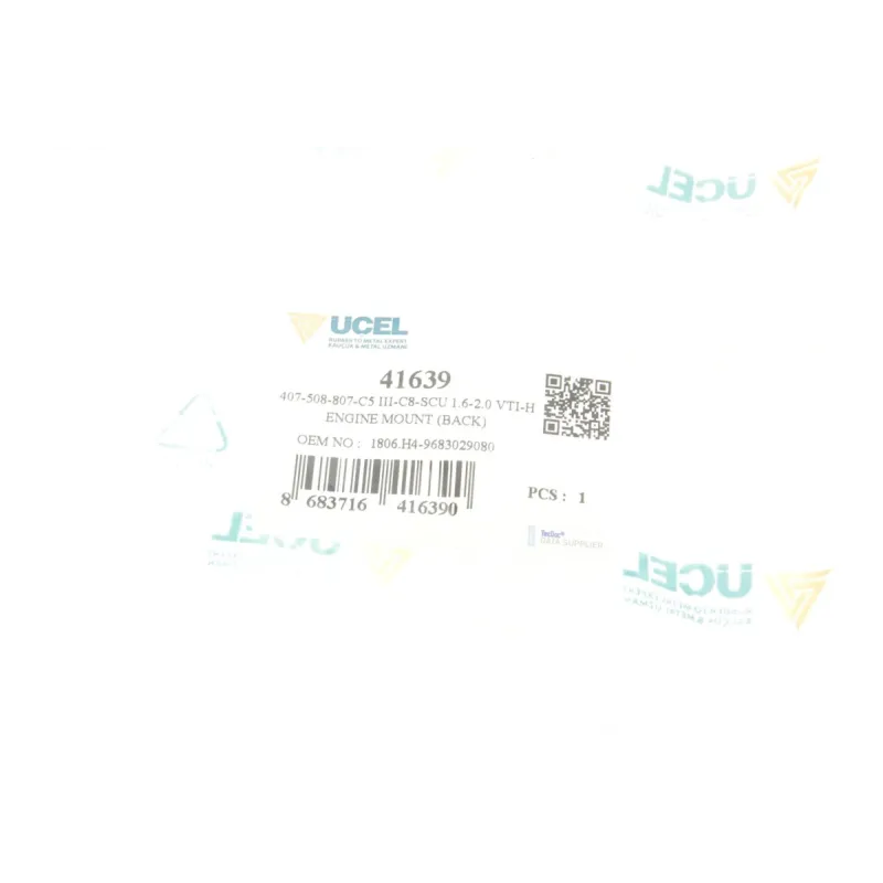 Подушка двигуна UCEL 41639 задня для Fiat Scudo, Peugeot Expert 1.6HDi/2.0HDi 09-