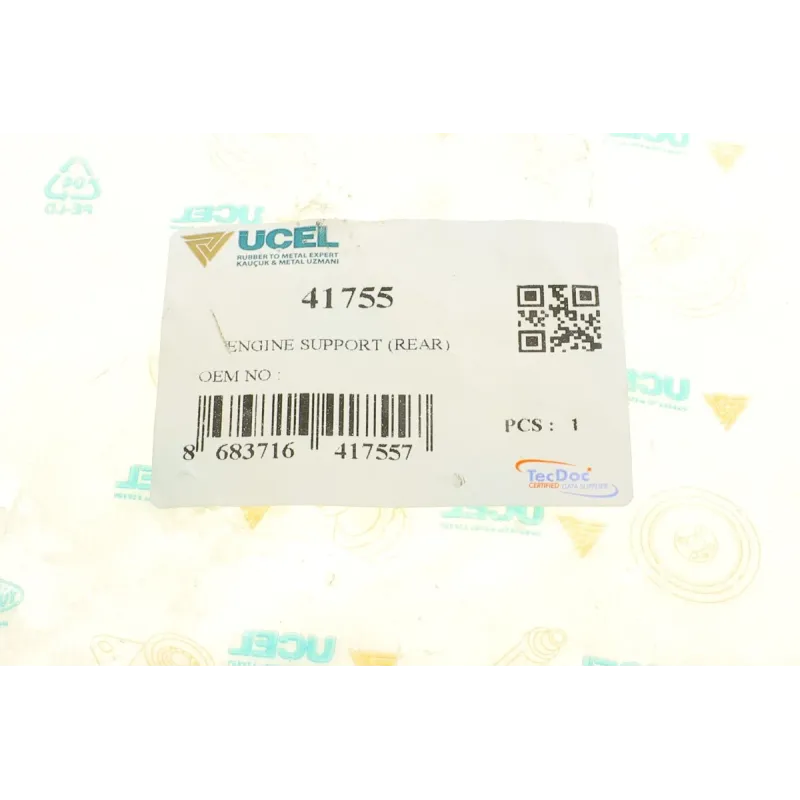 Подушка двигуна задня UCEL 41755 для Citroen C4, Jumpy, Peugeot 308, 1.6HDI