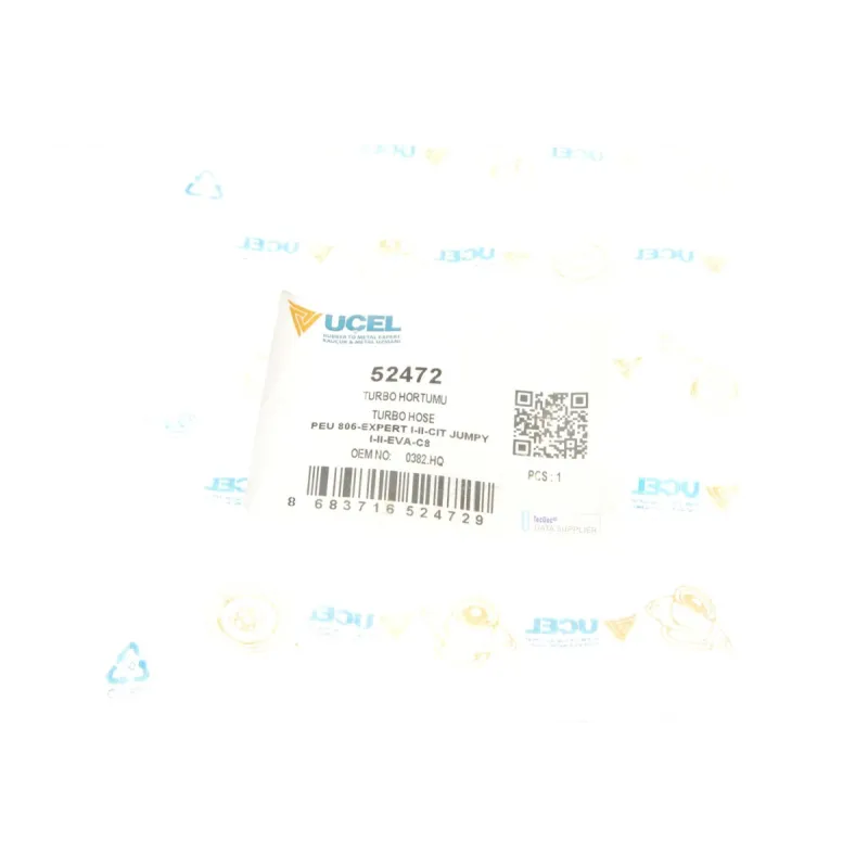 Патрубок інтеркулера UCEL 52472 для Citroen Jumpy, Peugeot 806 2.0HDi 2000-2006