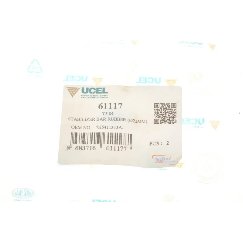 Втулка стабілізатора переднього UCEL 61117 для VW T5/T6 (d=22mm)