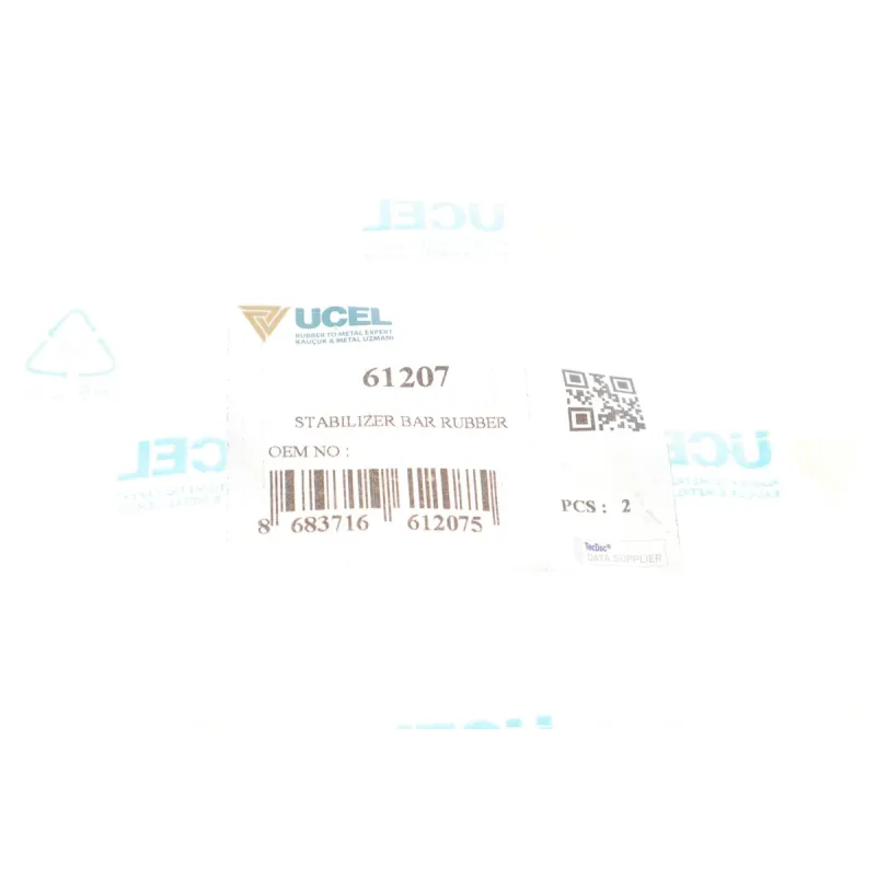 Втулка стабілізатора переднього UCEL 61207 для VW Polo, Skoda Fabia, Roomster (d=18mm)