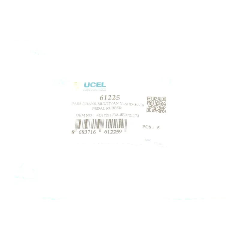 Накладка педалі зчеплення UCEL 61225 для VW T5, Audi A4 B5, Seat Exeo, Skoda Superb