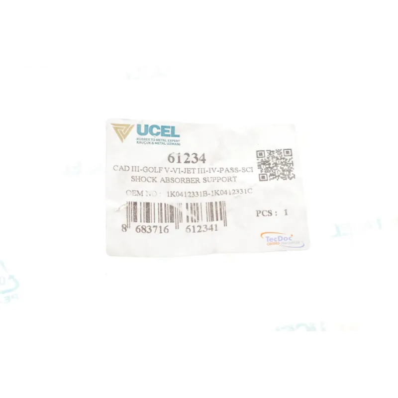 Подушка амортизатора переднього UCEL 61234 для Volkswagen Caddy III 2003-2015, ліва