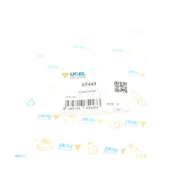 Патрубок інтеркулера UCEL 65443 для Skoda Octavia II, Passat B6 2.0TDI 2005-2010