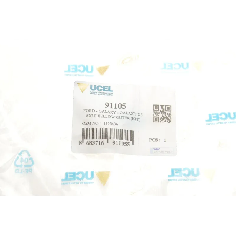 Пильник ШРКШ зовнішній UCEL 91105 для Nissan Qashqai/X-Trail 2.0 dCi 07-13, діаметри 26/88 мм