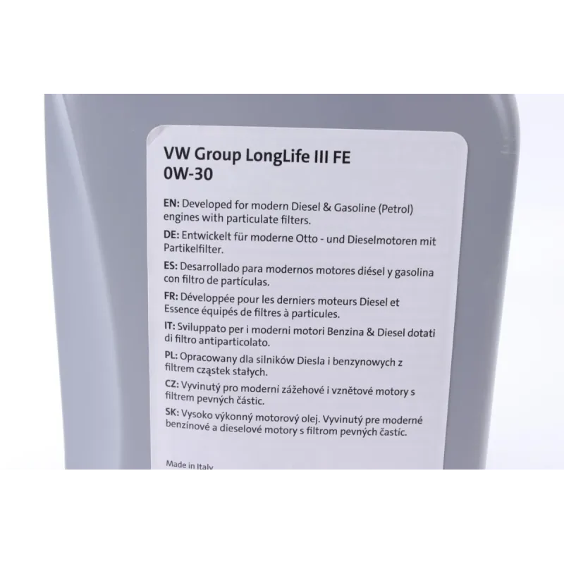 Олива 0W30 LongLife III FE (1L) VW504.00/507.00