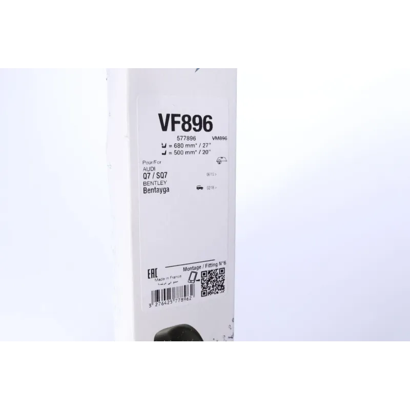 Щітки склоочисника безкаркасні VALEO 577896 для Audi Q7, Bentley Bentayga 680/500мм