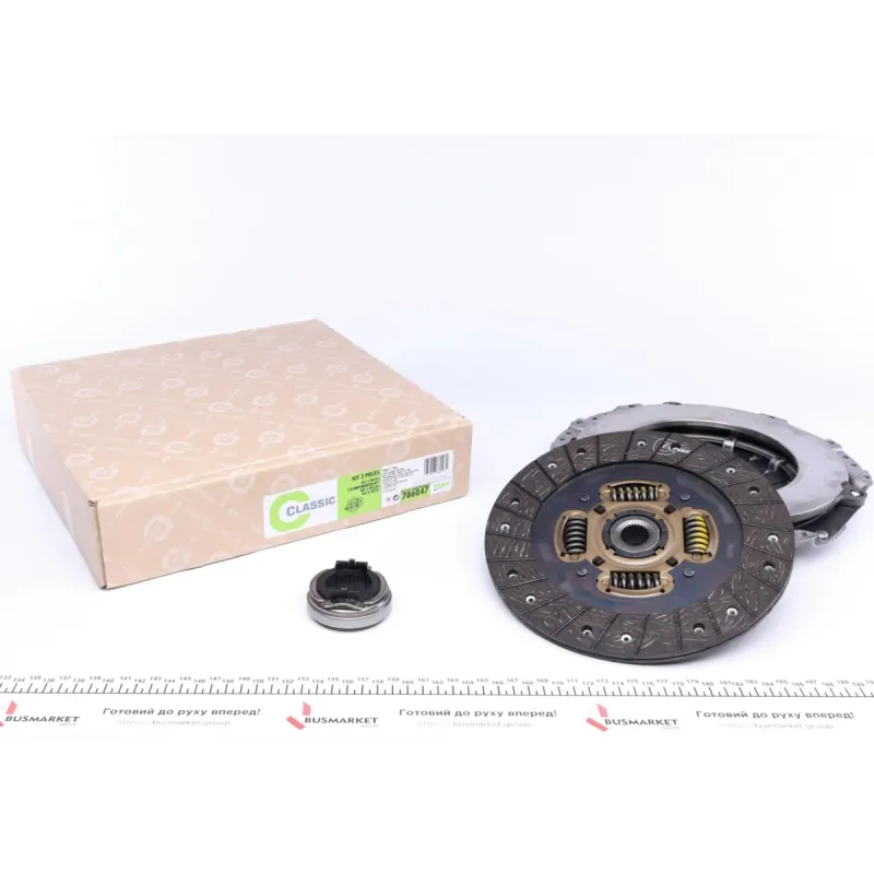 Комплект зчеплення VALEO 786047 для Volkswagen T4 Transporter 1990-1998, d=228mm (z=28)