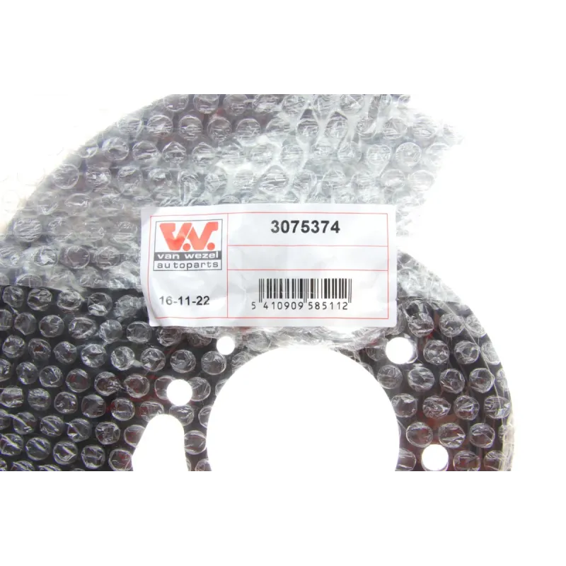 Захист колодок ручника задній правий VAN WEZEL 3075374 для Mercedes-Benz Sprinter, VW LT 1996-2006, діаметр 310 мм