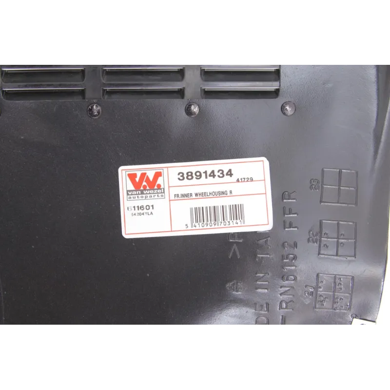 Підкрилок передній правий VAN WEZEL 3891434 для Renault Trafic III, Opel Vivaro B 2015-