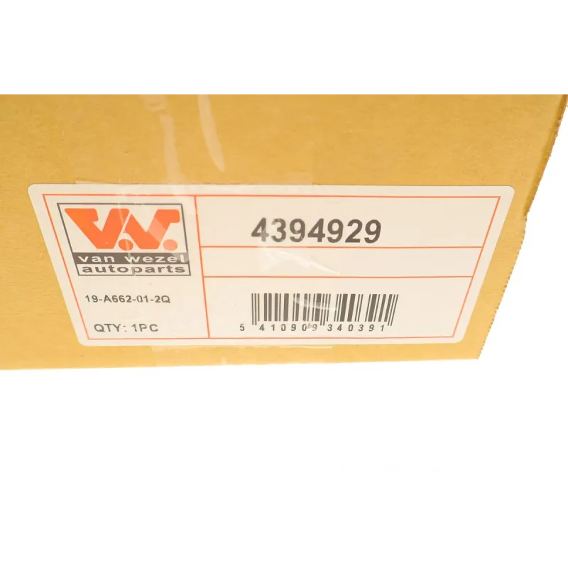 Ліхтар задній протитуманний VAN WEZEL 4394929 для Renault Trafic, Opel Vivaro, Nissan Primastar (бампер)