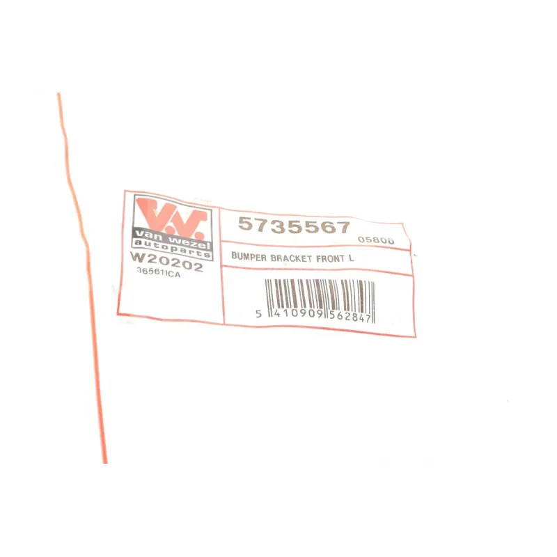 Кронштейн кріплення переднього бампера лівий VAN WEZEL 5735567 для Volkswagen Touran 1T3 2010-2015
