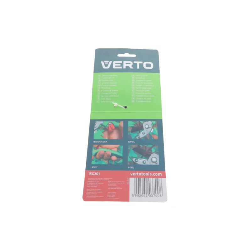 Секатор садовий VERTO 15G201 190 мм
