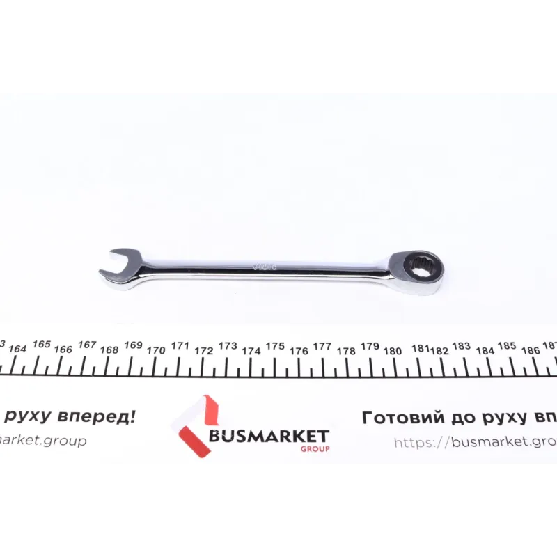 Ключ ріжково-накидний VIGOR V1010 з тріскачкою 10 мм, 72 зубці, 160 мм