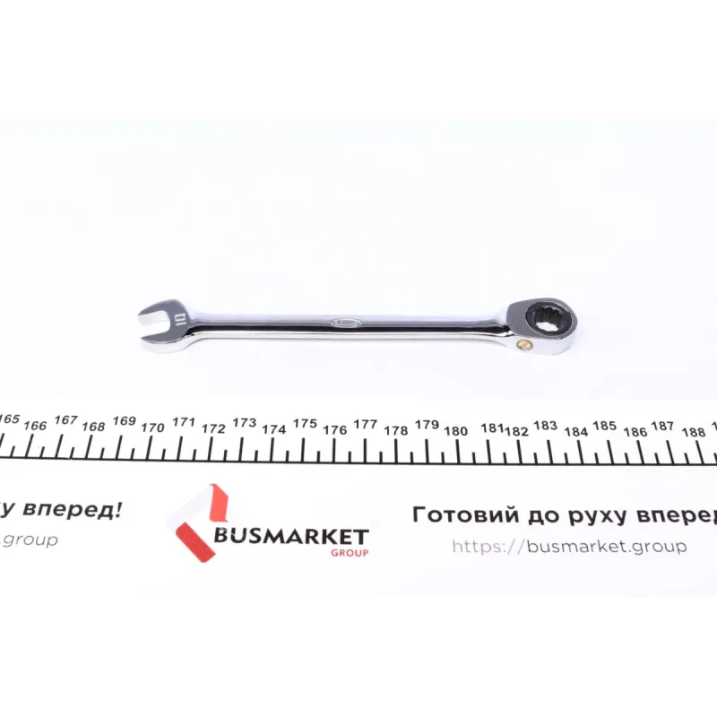 Ключ ріжково-накидний VIGOR V1010 з тріскачкою 10 мм, 72 зубці, 160 мм