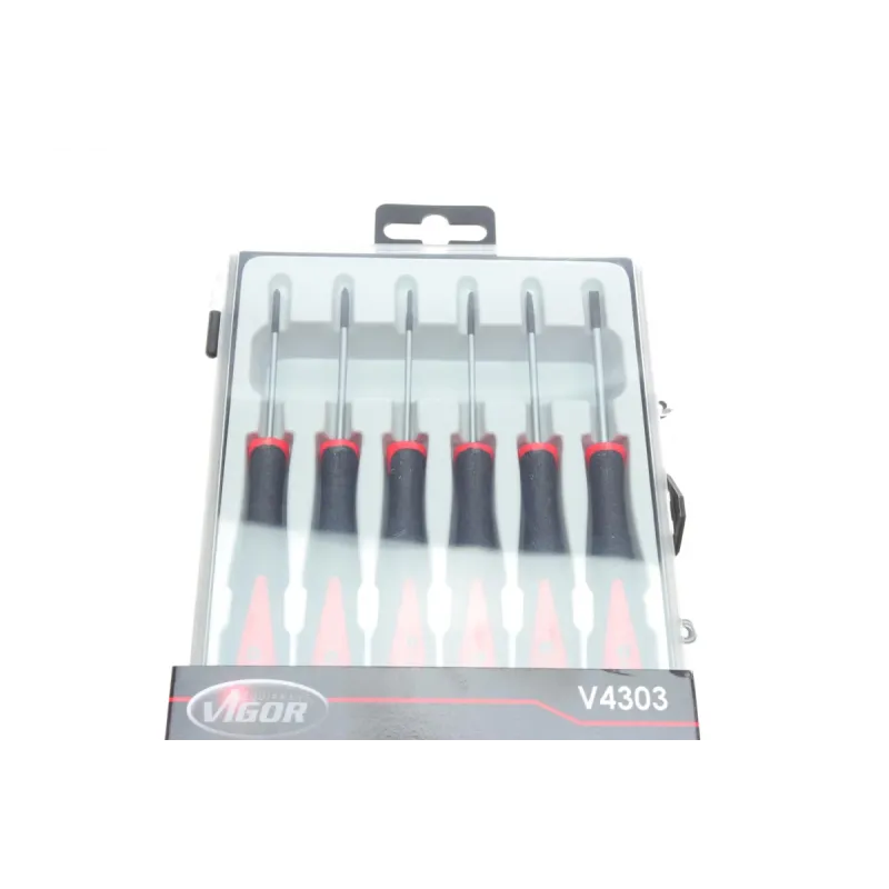 Набір прецизійних викруток VIGOR V4303 (SL, PH) 6 од.
